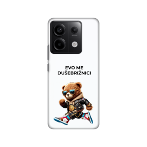 Silikonska maskica za Xiaomi - Teddy evo me dušebriznici